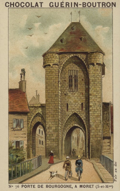 Porte de Bourgogne, v Moret, Seine-et-Marne od French School