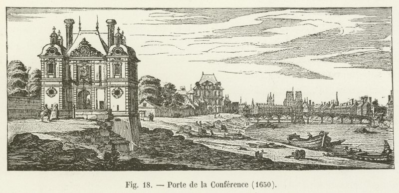 Brána konference, 1650 od French School