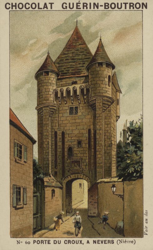 Porte du Croux, v Nevers, Nievre od French School