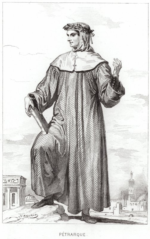 Portrét Francesca Petrarca od French School