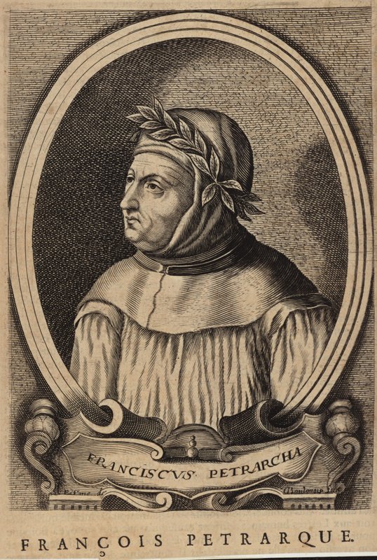 Portrét Francesca Petrarca od French School