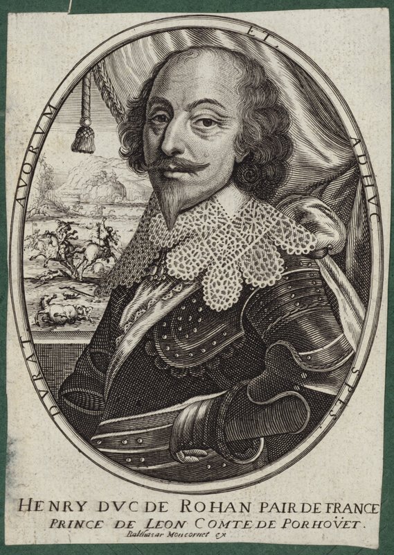Portrait of Henri de Rohan, Duke of Rohan od French School