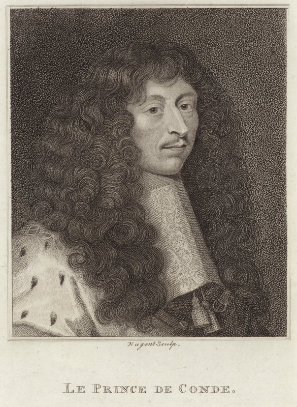 Portrét Louise de Bourbon, prince z Condé od French School