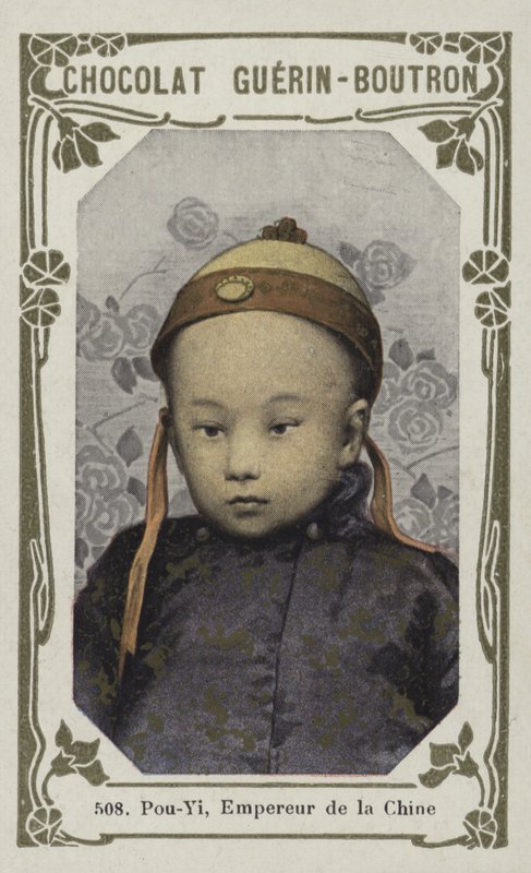 Pou-Yi, císař Číny (barevná fotografie) od French School