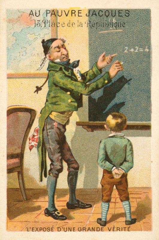 Prezentace velké pravdy (chromolitho) od French School