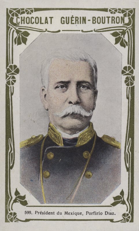 President du Mexique, Porfirio Diaz (barevná fotografie) od French School