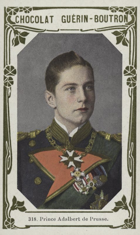 Princ Adalbert de Prusse (barevná fotografie) od French School