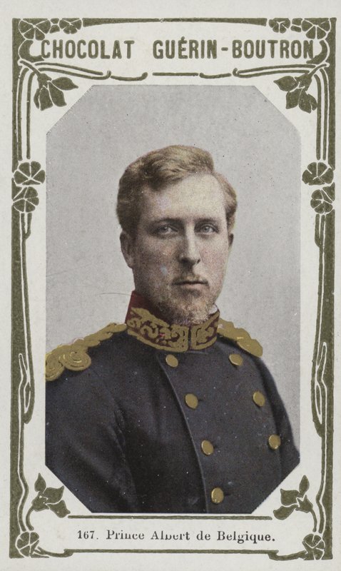 Belgický princ Albert (barevná fotografie) od French School