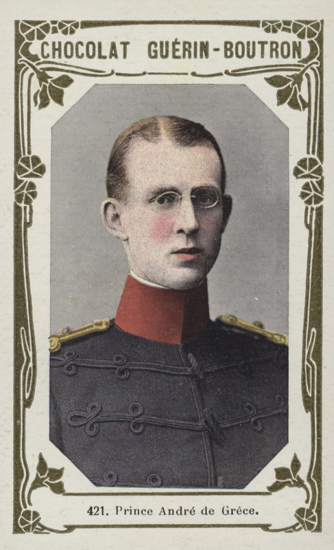 Řecký princ Andre (barevná fotografie) od French School