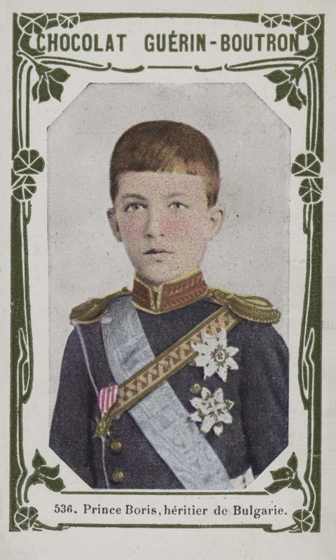 Princ Boris, dědic Bulharska (barevná fotografie) od French School