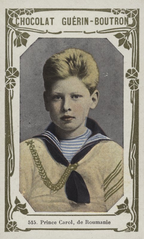 Princ Carol z Rumunska (barevná fotografie) od French School