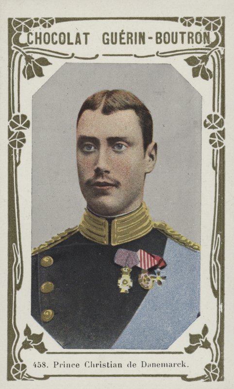 Princ Christian de Danemark (barevná fotografie) od French School