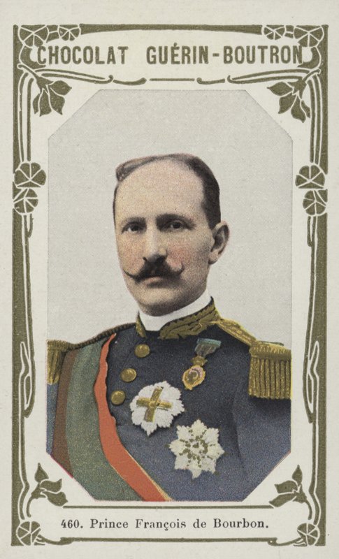 Princ Francois de Bourbon (barevná fotografie) od French School