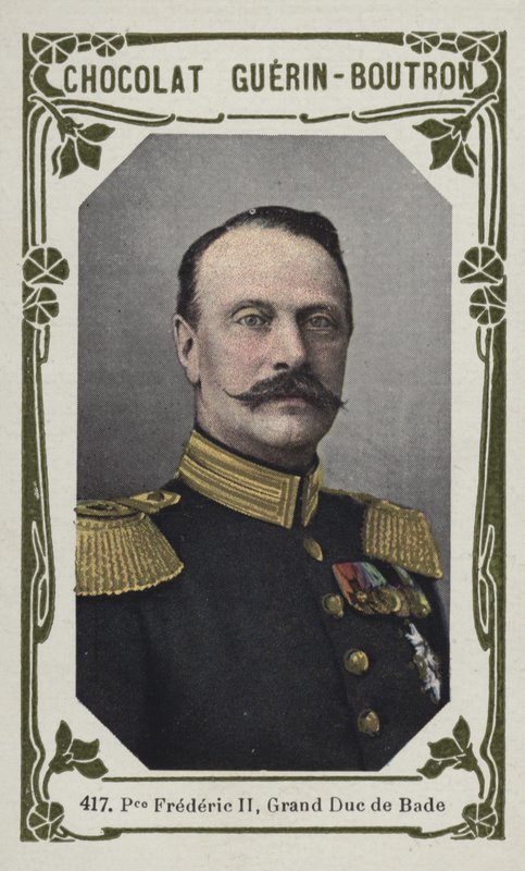 Princ Frederic II., velkovévoda z Badenu (barevná fotografie) od French School