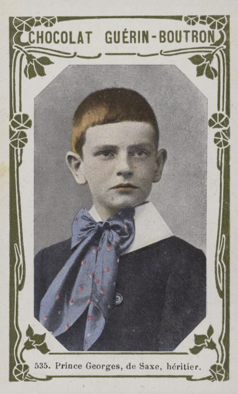 Prince Georges, de Saxe, dědic (barevná fotografie) od French School