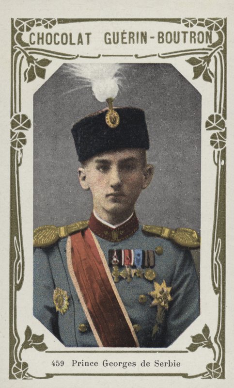 Princ George Srbský (barevná fotografie) od French School