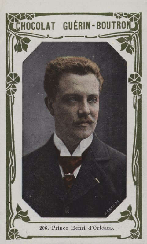 Princ Henri dOrleans (barevná fotografie) od French School