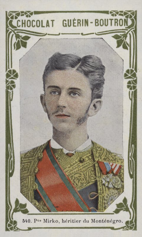 Princ Mirko, heritier du Montenegro (barevné foto) od French School