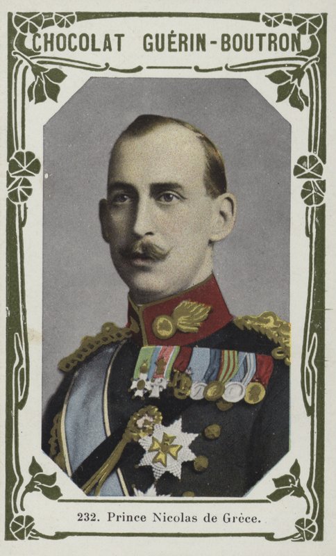 Princ Nicholas Řecký (barevná fotografie) od French School