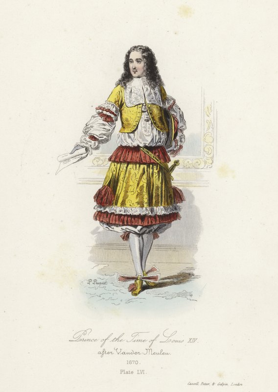Princ doby francouzského Ludvíka XIV od French School