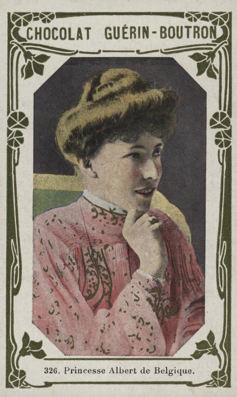 Belgická princezna Albert (barevná fotografie) od French School