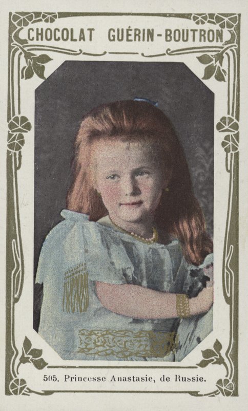 Princezna Anastasia Ruska (barevná fotografie) od French School