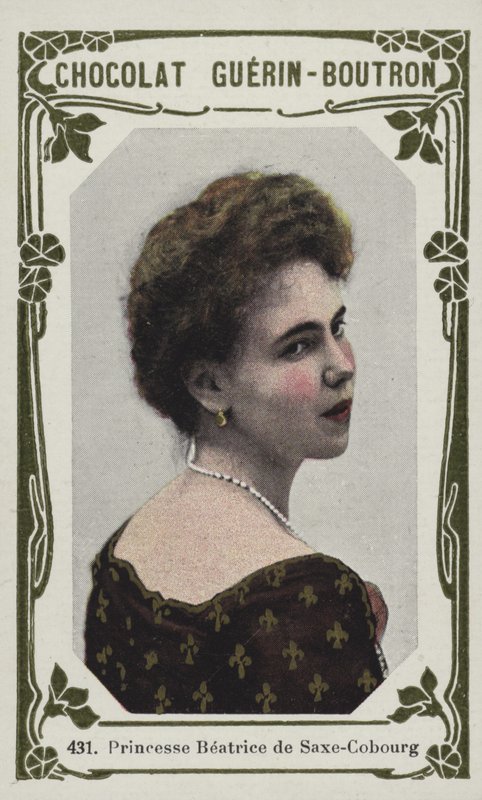 Princezna Beatrice Saxe-Coburg (barevné foto) od French School