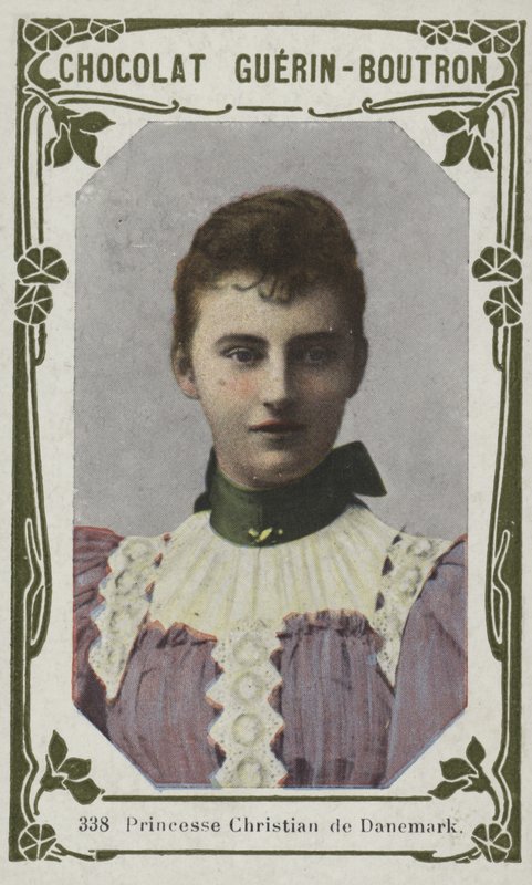 Dánská princezna Christian (barevná fotografie) od French School