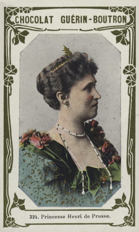 Italská královna Douairière (barevná fotografie) od French School