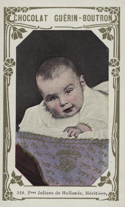 Princezna Juliana z Holandska, dědička (barevné foto) od French School