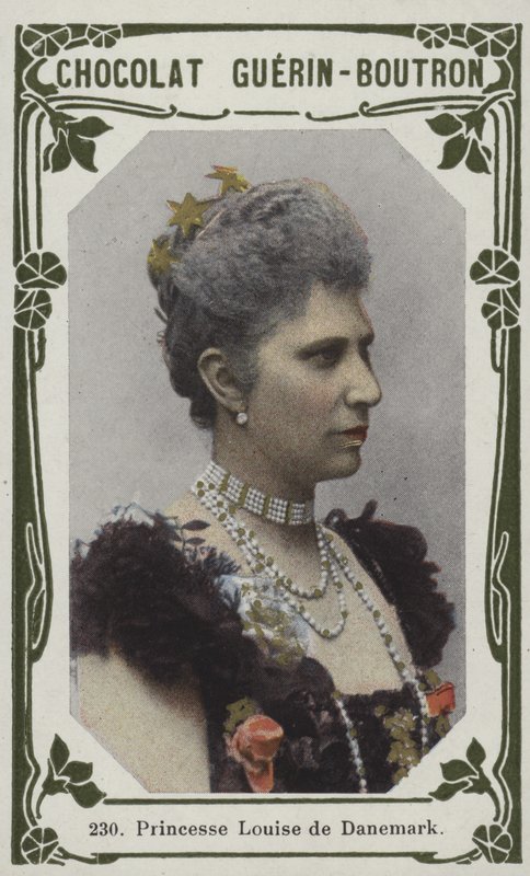 Princezna Louise Dánská (barevná fotografie) od French School