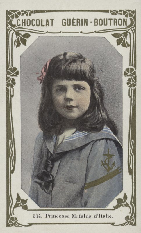 Italská princezna Mafalda (barevná fotografie) od French School