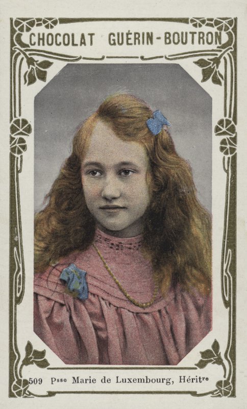 Princezna Marie Lucemburská, dědička (barevné foto) od French School