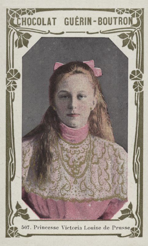 Princezna Victoria Louise Pruská (barevná fotografie) od French School