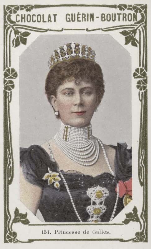 Princezna z Walesu (barevná fotografie) od French School