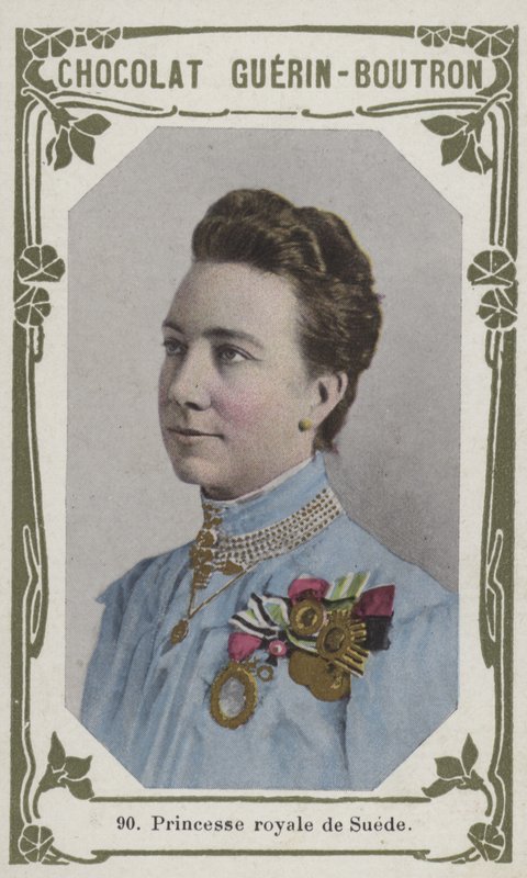 Královská princezna Švédska (barevná fotografie) od French School