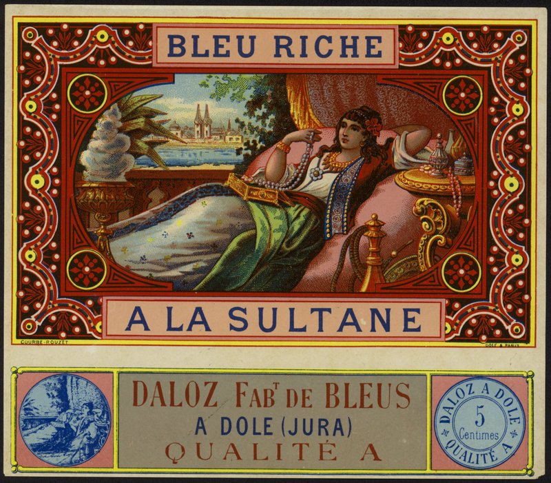 Štítek produktu pro Bleu Riche a la Sultane od French School