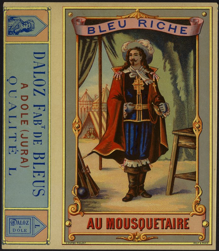 Štítek produktu pro Bleu Riche au Mousquetaire od French School