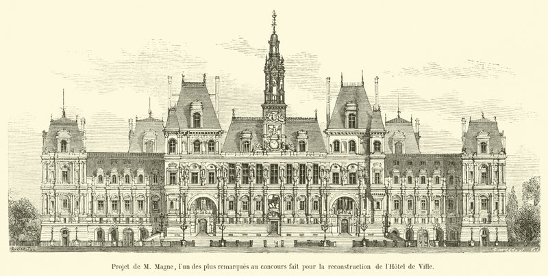 Projekt M Magne, jeden z nejpozoruhodnějších v soutěži na rekonstrukci Hotel de Ville od French School