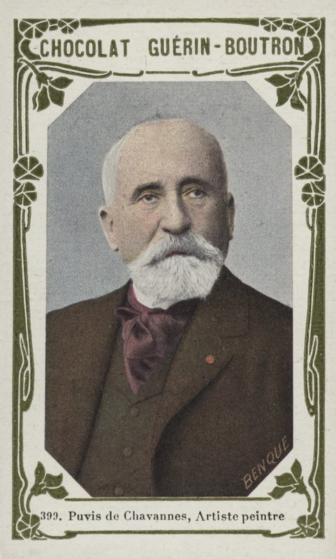 Puvis de Chavannes, malíř (barevné foto) od French School