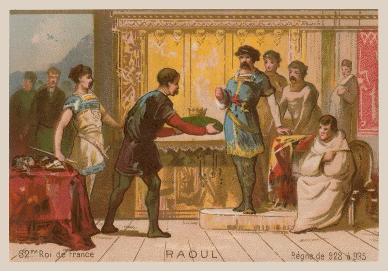 Raoul, francouzský král (c 890-936) od French School