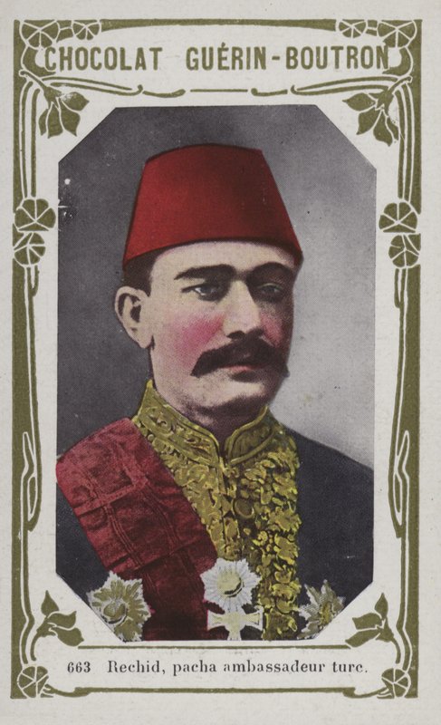 Reshid, Pasha, turecký velvyslanec (barevná fotografie) od French School