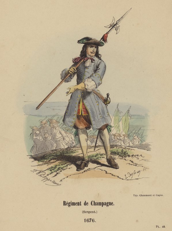 Regiment šampaňského, seržante od French School