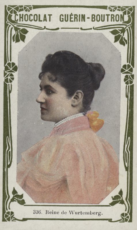 Reine de Wurtemberg (barevná fotografie) od French School