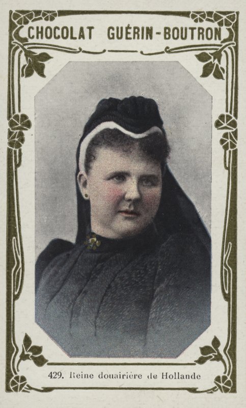 Vdova královna Holandska (barevná fotografie) od French School