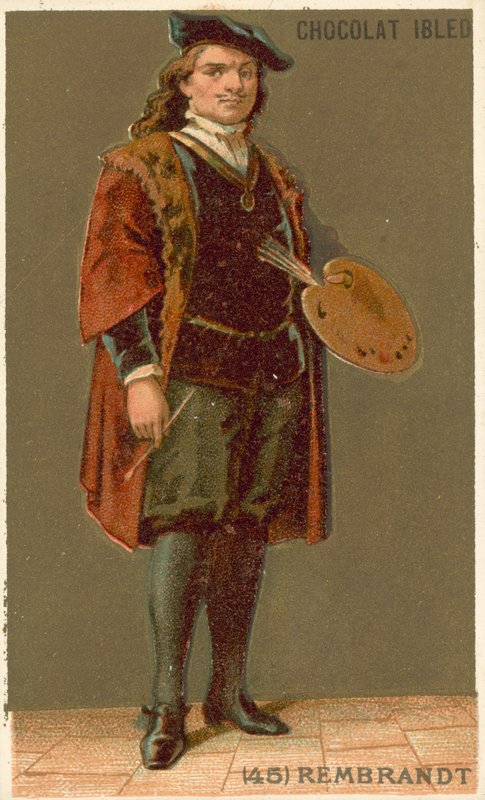 Rembrandt van Rijn , holandský umělec od French School
