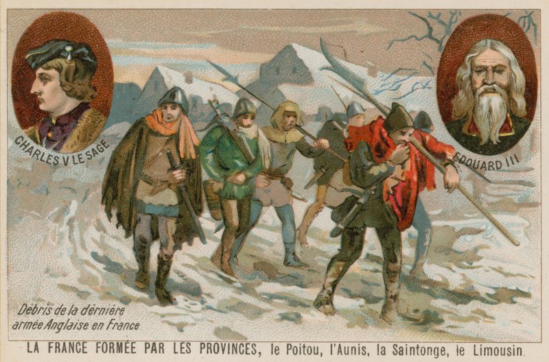 Zbytky poslední anglické armády ve Francii od French School