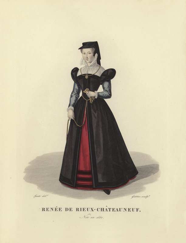 Renée de Rieuf, La Belle Chateauneuf od French School