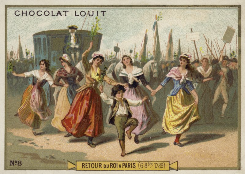 Návrat krále Ludvíka XVI. do Paříže, Francouzská revoluce, 6. října 1789 od French School