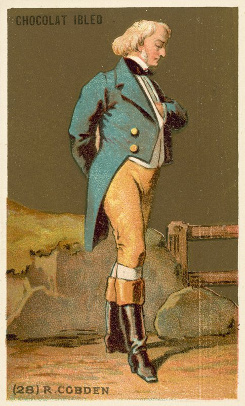 Richard Cobden , anglický politik (chromolitho) od French School